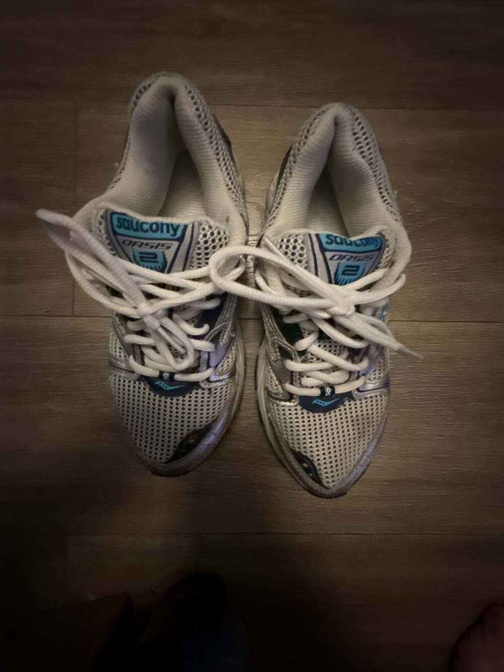 Saucony Oasis 2 Women's Running Shoes Gray Blue Size 7